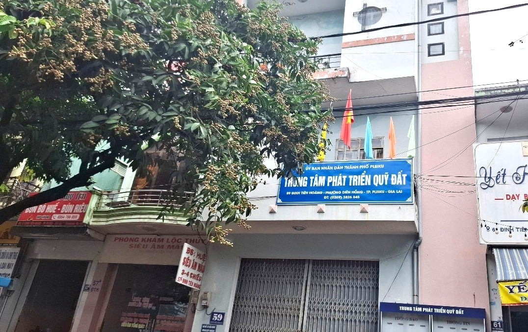 Trung tâm phát triển quỹ đất TP.Pleiku. Ảnh: Đăng Lâm. Trung tâm phát triển quỹ đất TP.Pleiku. Ảnh: Đăng Lâm.