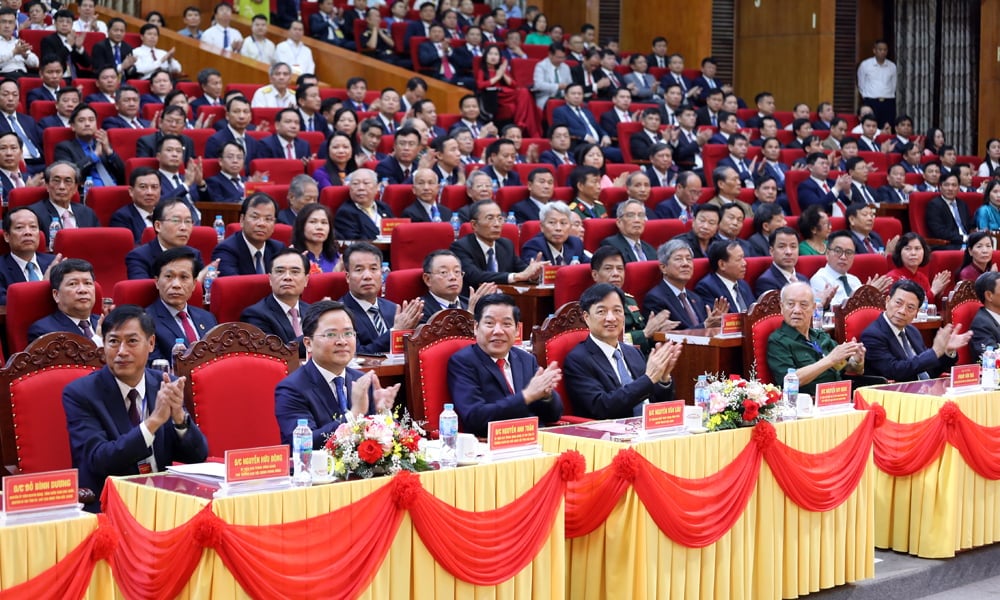 Các đại biểu tham dự Lễ công bố. Ảnh: Phạm Minh. Các đại biểu tham dự Lễ công bố. Ảnh: Phạm Minh.