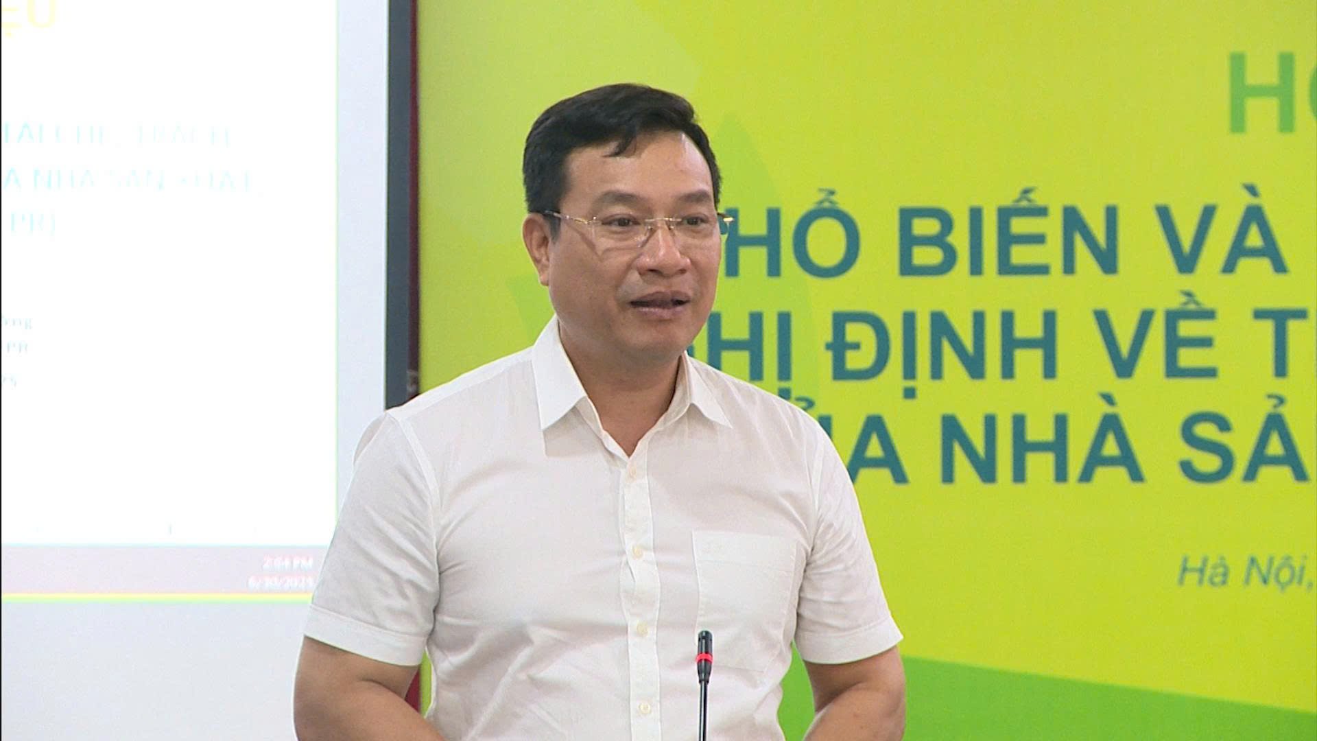 Ông Hồ Kiên Trung, Phó Cục trưởng Cục Môi trường cho biết EPR là một công cụ chính sách quan trọng trong việc thu hồi, tái chế, xử lý sản phẩm, bao bì sau sử dụng. Ảnh PT. Ông Hồ Kiên Trung, Phó Cục trưởng Cục Môi trường cho biết EPR là một công cụ chính sách quan trọng trong việc thu hồi, tái chế, xử lý sản phẩm, bao bì sau sử dụng. Ảnh PT.