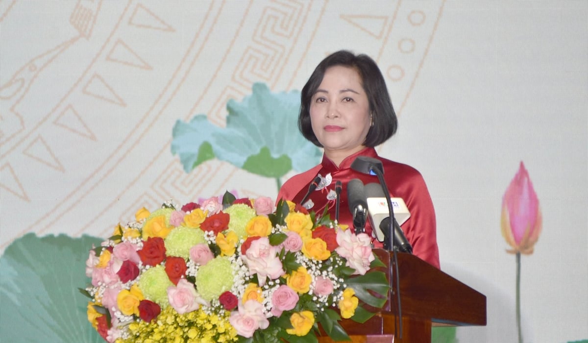 Phó Chủ tịch Quốc hội Nguyễn Thị Thanh phát biểu tại buổi lễ. Ảnh: Thanh Bạch. Phó Chủ tịch Quốc hội Nguyễn Thị Thanh phát biểu tại buổi lễ. Ảnh: Thanh Bạch.