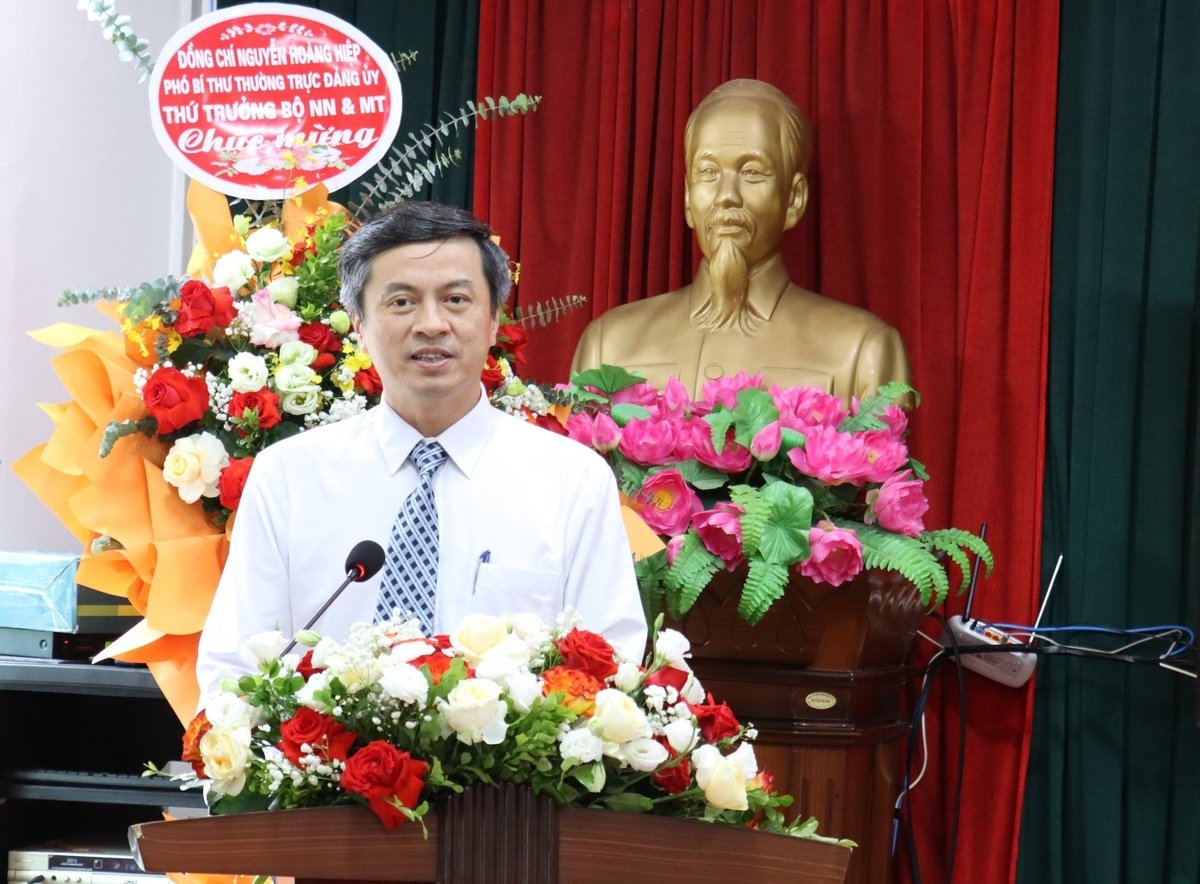 Đồng chí Nguyễn Hoài Nam, Phó Cục trưởng Cục Quản lý xây dựng công trình thủy lợi, Phụ trách Ban 1 phát biểu. Ảnh: Nguyễn Thủy. Đồng chí Nguyễn Hoài Nam, Phó Cục trưởng Cục Quản lý xây dựng công trình thủy lợi, Phụ trách Ban 1 phát biểu. Ảnh: Nguyễn Thủy.
