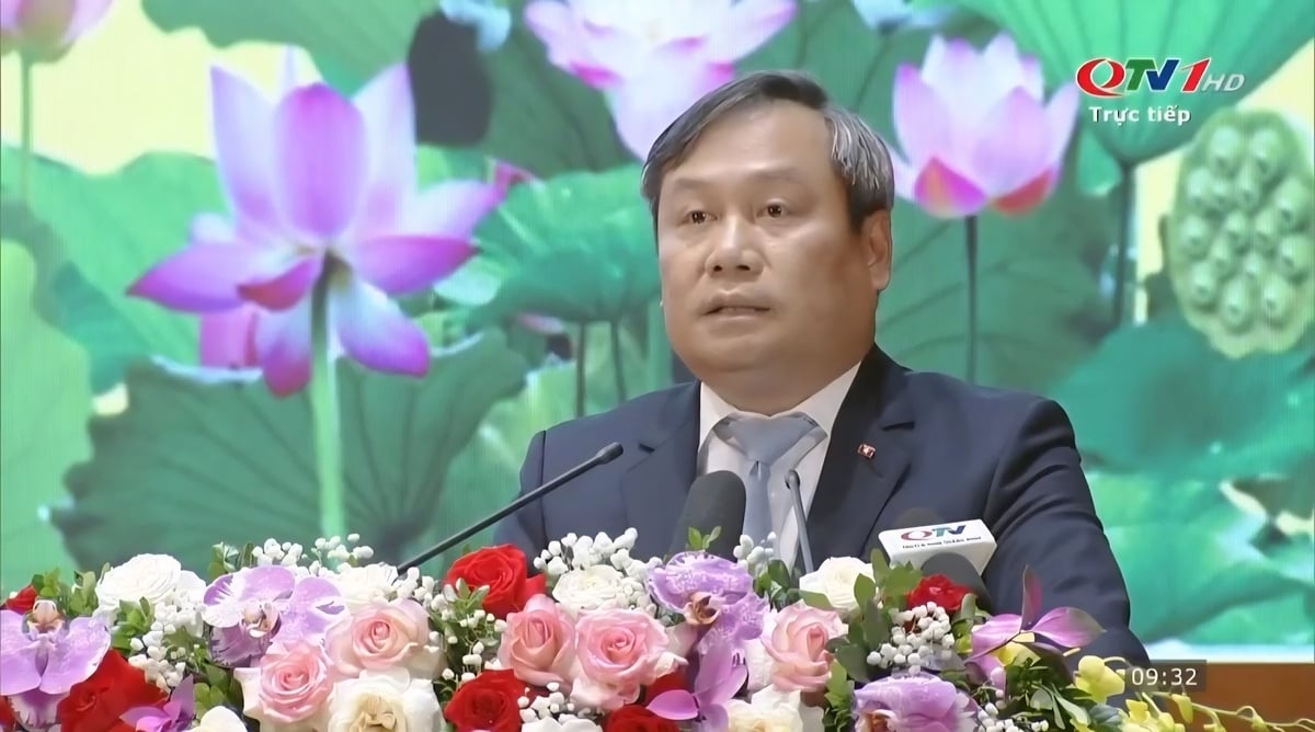 Ông Vũ Đại Thắng - Bí thư Tỉnh ủy Quảng Ninh phát biểu tại Lễ công bố. Ảnh: QTV. Ông Vũ Đại Thắng - Bí thư Tỉnh ủy Quảng Ninh phát biểu tại Lễ công bố. Ảnh: QTV.
