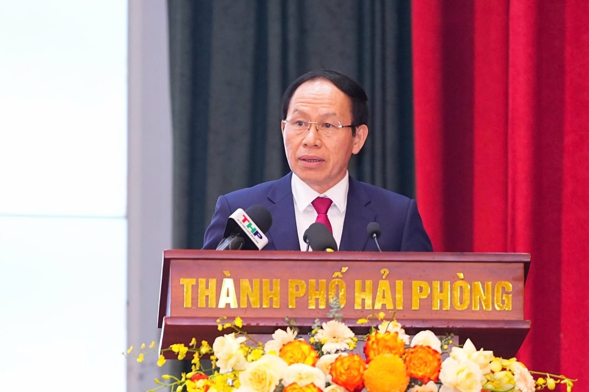 Ông Lê Tiến Châu - Ủy viên Trung ương Đảng, Bí thư Thành ủy Hải Phòng (cũ) được chỉ định tiếp tục giữ chức Bí thư Thảnh ủy Hải Phòng (mới) nhiệm kỳ 2020 – 2025. Ảnh: Đoàn Bắc. Ông Lê Tiến Châu - Ủy viên Trung ương Đảng, Bí thư Thành ủy Hải Phòng (cũ) được chỉ định tiếp tục giữ chức Bí thư Thảnh ủy Hải Phòng (mới) nhiệm kỳ 2020 – 2025. Ảnh: Đoàn Bắc.