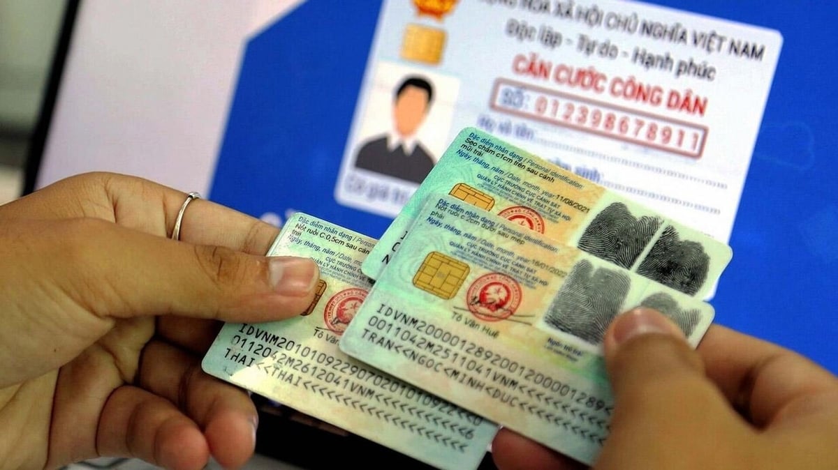 Người dân không phải đổi thẻ căn cước khi thay đổi tên đơn vị hành chính. Ảnh minh hoạ.