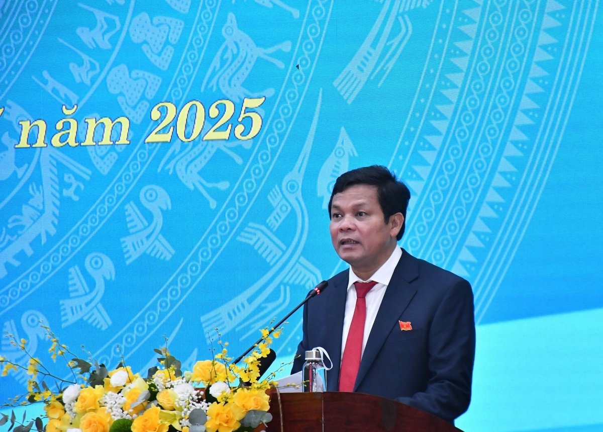 Ông Nguyễn Đức Tuy, Chủ tịch Hội đồng nhân dân tỉnh Quảng Ngãi phát biểu khai mạc kỳ họp. Ảnh: Võ Hà. Ông Nguyễn Đức Tuy, Chủ tịch Hội đồng nhân dân tỉnh Quảng Ngãi phát biểu khai mạc kỳ họp. Ảnh: Võ Hà.