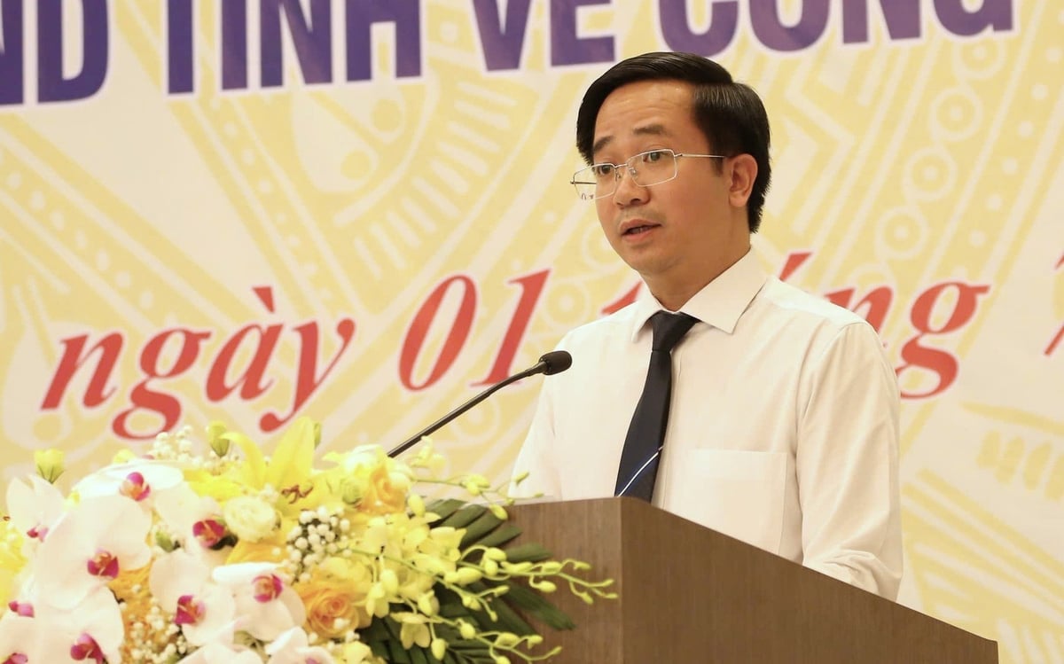 Ông Trần Minh Sáng, Giám đốc Sở NN-MT tỉnh Lào Cai. Ảnh: Thanh Ngà.