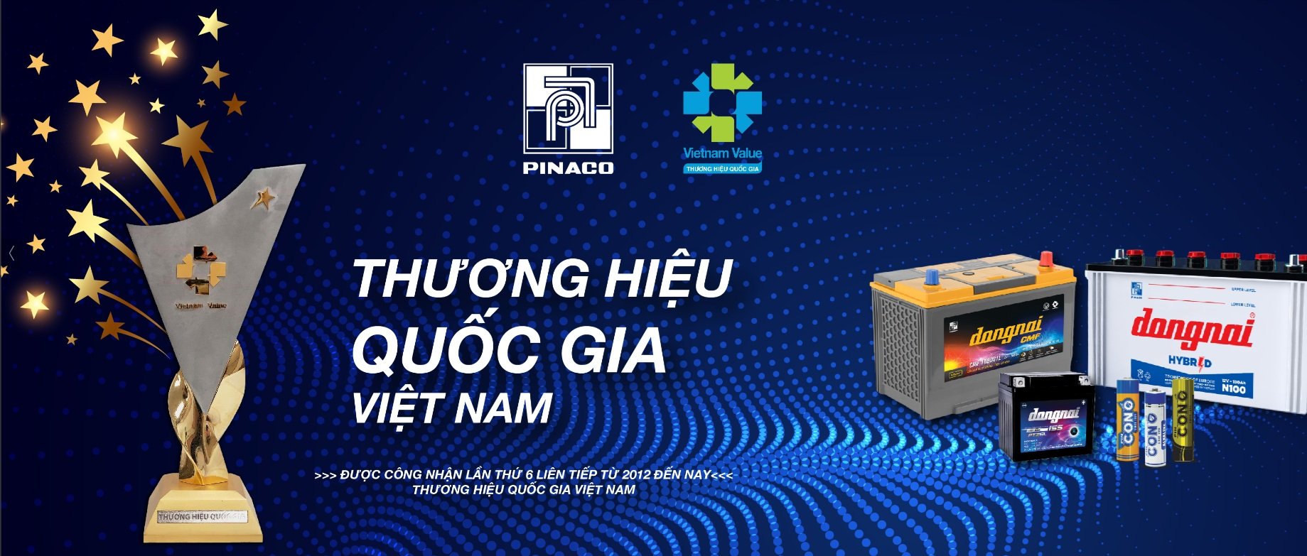 PINACO nhiều năm liền được vinh danh Thương hiệu Quốc gia Việt Nam. Ảnh: PV.