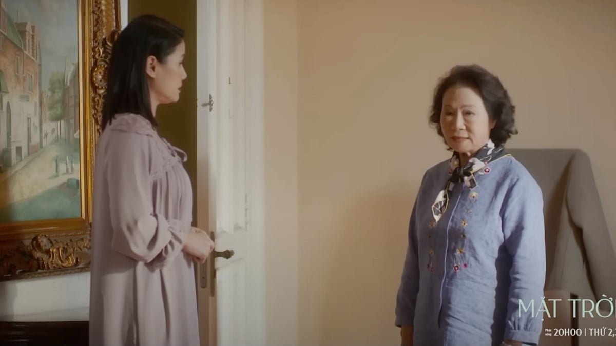 Bà Dung lại chê trách con dâu. Ảnh CMH