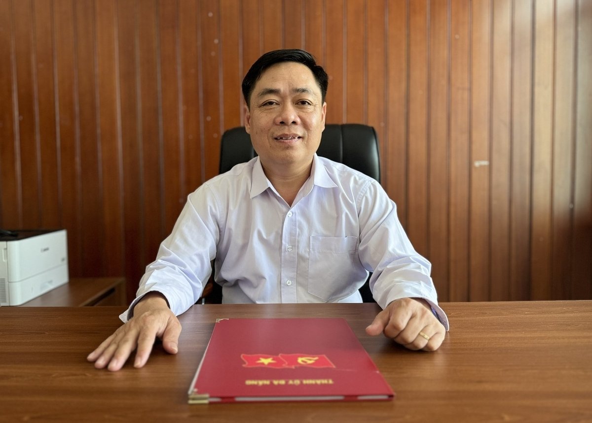 Ông Bùi Ngọc Ảnh trước sáp nhập là Giám đốc Sở Nông nghiệp và Môi trường tỉnh Quảng Nam, hiện về giữ chức Bí thư Đảng ủy phường Quảng Phú (TP Đà Nẵng). Ảnh: L.K.