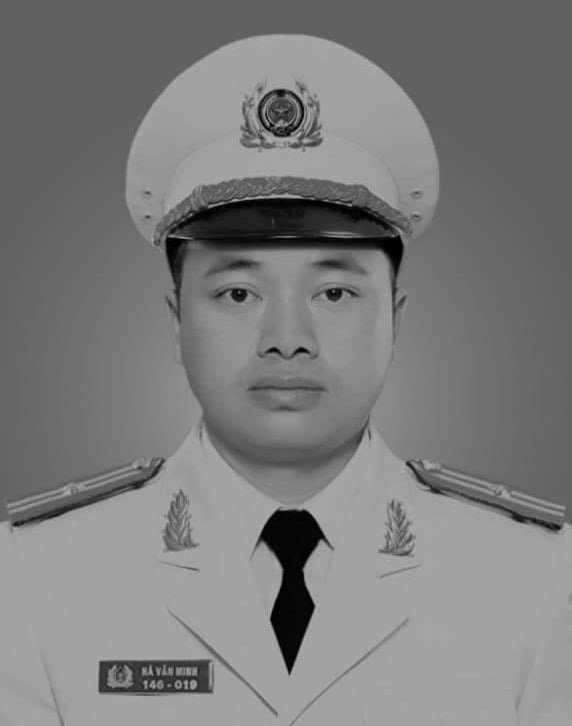 Thiếu tá Hà Văn Minh. Ảnh: Công an tỉnh Lai Châu. 