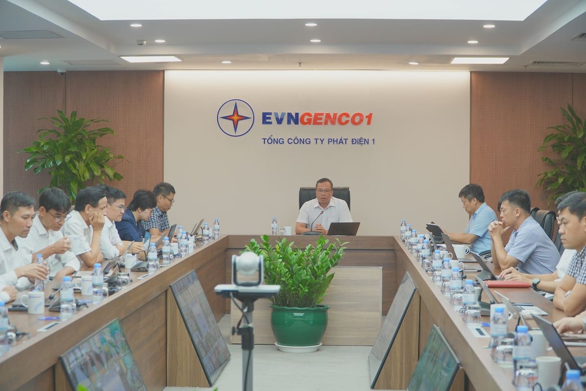 Hội nghị sơ kết 6 tháng đầu năm và triển khai nhiệm vụ các tháng cuối năm 2025 của EVNGENCO1. Ảnh: EVNGENCO1.