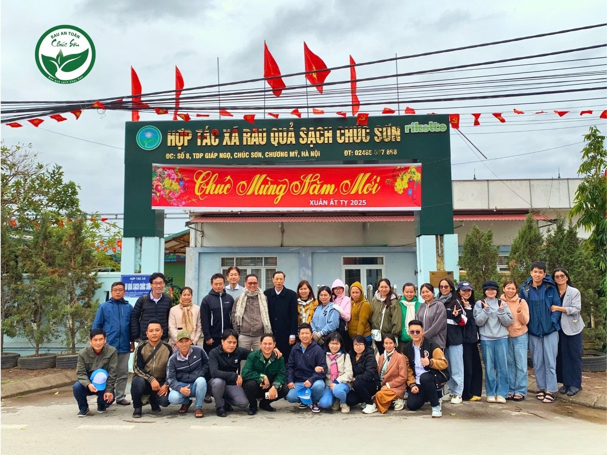Tham quan mô hình HTX Rau quả sạch Chúc Sơn, Hà Nội.