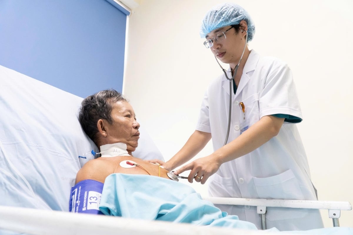 Sức khỏe của bệnh nhân N.T.D. đã dần ổn định. Ảnh: B.V.