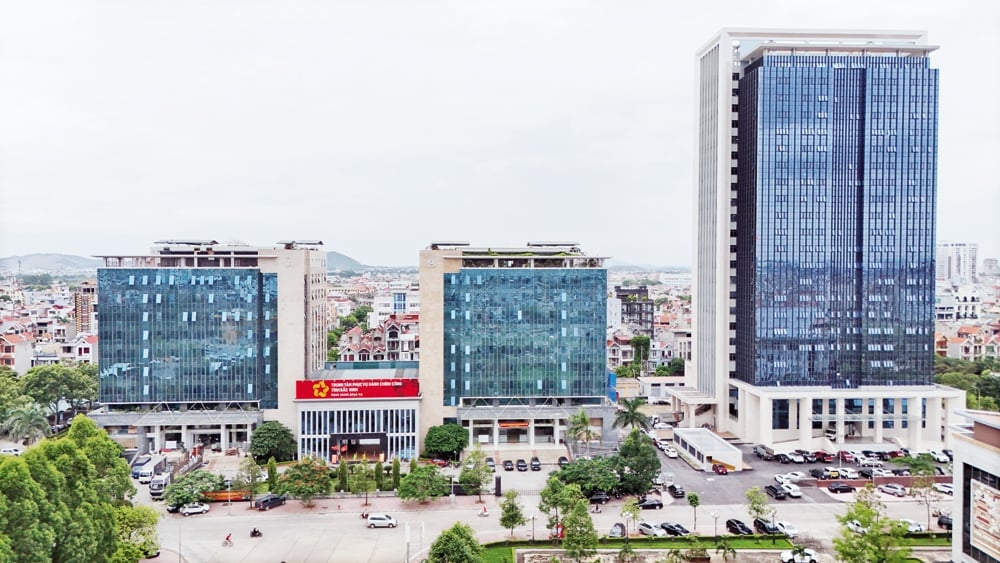 Khu vực trụ sở liên cơ quan tỉnh Bắc Ninh (mới).