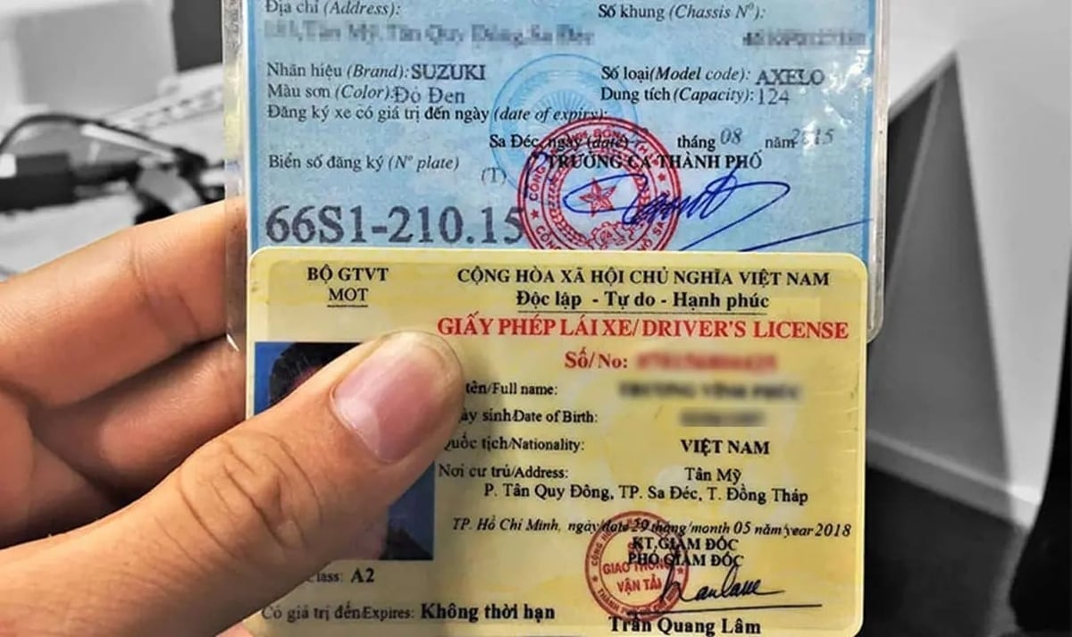 Một trường hợp đăng ký xe ô tô tại tỉnh Đồng Tháp, được tính là khu vực II. Ảnh minh họa.
