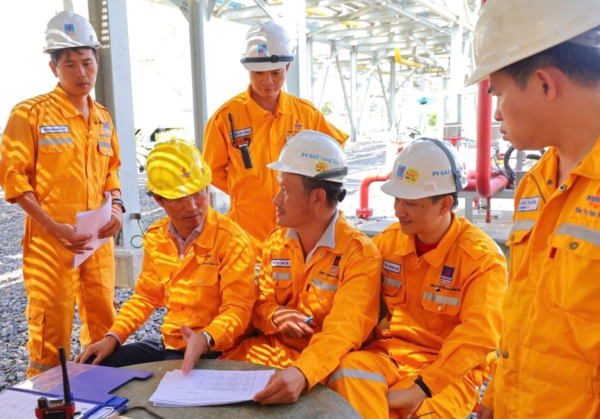  Họp triển khai công việc tại Kho cảng PV GAS – Vũng Tàu. Ảnh: PV GAS.