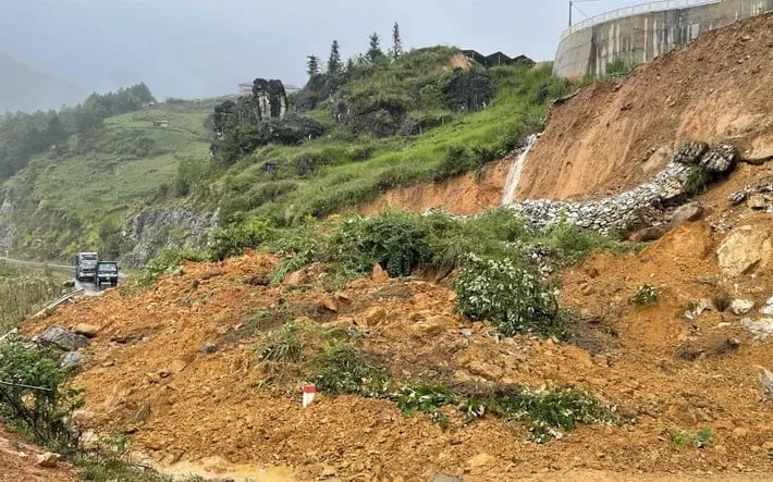 Dự báo tháng 7, Bắc Bộ tiếp tục có mưa diện rộng trên nền đất đã ngấm nước sau nhiều đợt mưa, nguy cơ có thể xảy ra sạt lở, lũ quét. Ảnh minh họa. 