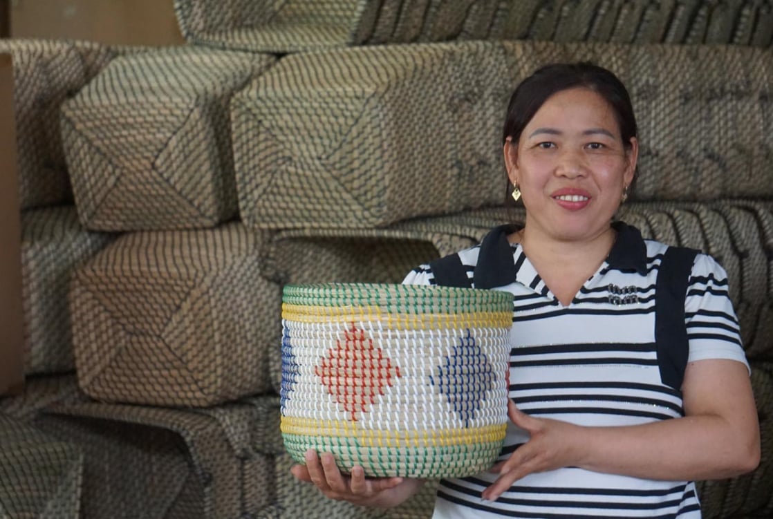Sản phẩm thủ công mỹ nghệ của Hợp tác xã được khách hàng trong nước và quốc tế ưa chuộng. Ảnh: Quốc Toản. Sản phẩm thủ công mỹ nghệ của Hợp tác xã được khách hàng trong nước và quốc tế ưa chuộng. Ảnh: Quốc Toản.