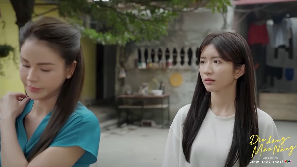 Xuân khuyên chị dâu nói ra tâm ý của mình để anh Bắc hiểu. Ảnh CMH Xuân khuyên chị dâu nói ra tâm ý của mình để anh Bắc hiểu. Ảnh CMH