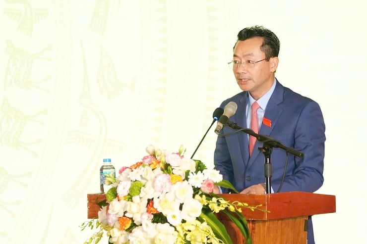 Phó Giám đốc Sở Văn hóa và Thể thao Hà Nội Phạm Xuân Tài báo cáo tại Đại hội. Ảnh: Sở Văn hóa và Thể thao Hà Nội. Phó Giám đốc Sở Văn hóa và Thể thao Hà Nội Phạm Xuân Tài báo cáo tại Đại hội. Ảnh: Sở Văn hóa và Thể thao Hà Nội.