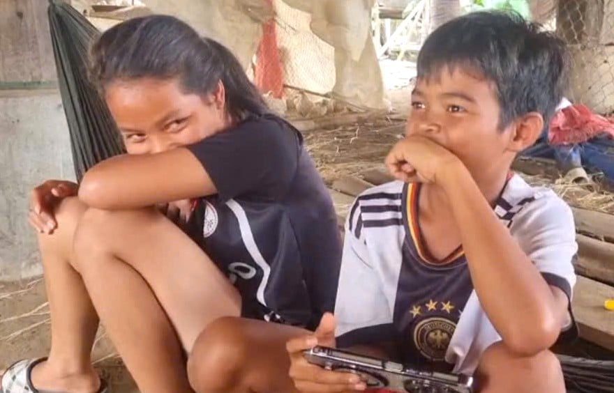 2 cháu nhỏ đã trở về nhà an toàn. Ảnh: CTV. 2 cháu nhỏ đã trở về nhà an toàn. Ảnh: CTV.
