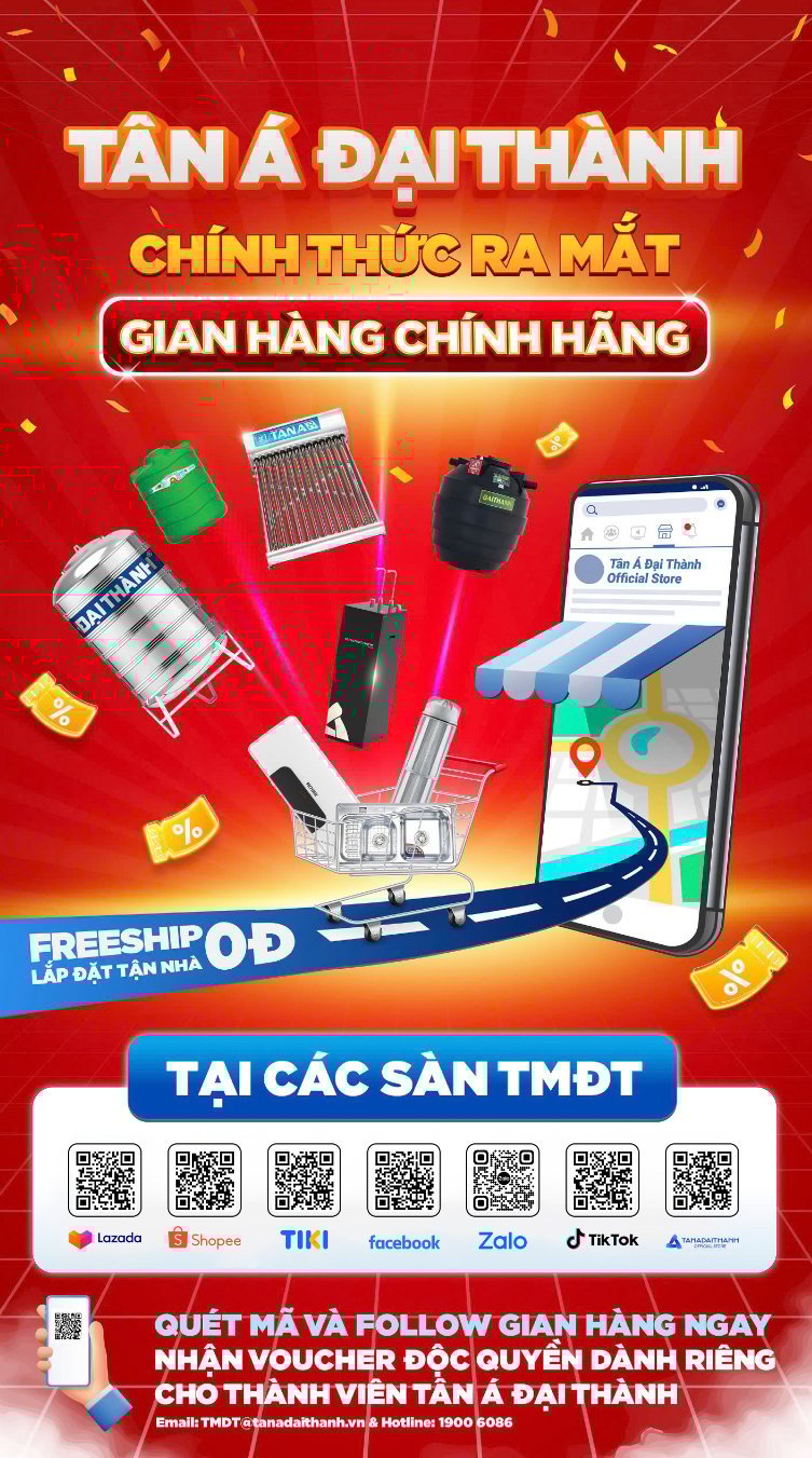 Tân Á Đại Thành ra mắt gian hàng chính hãng tại các sàn thương mại điện tử. Ảnh: TAĐT. Tân Á Đại Thành ra mắt gian hàng chính hãng tại các sàn thương mại điện tử. Ảnh: TAĐT.