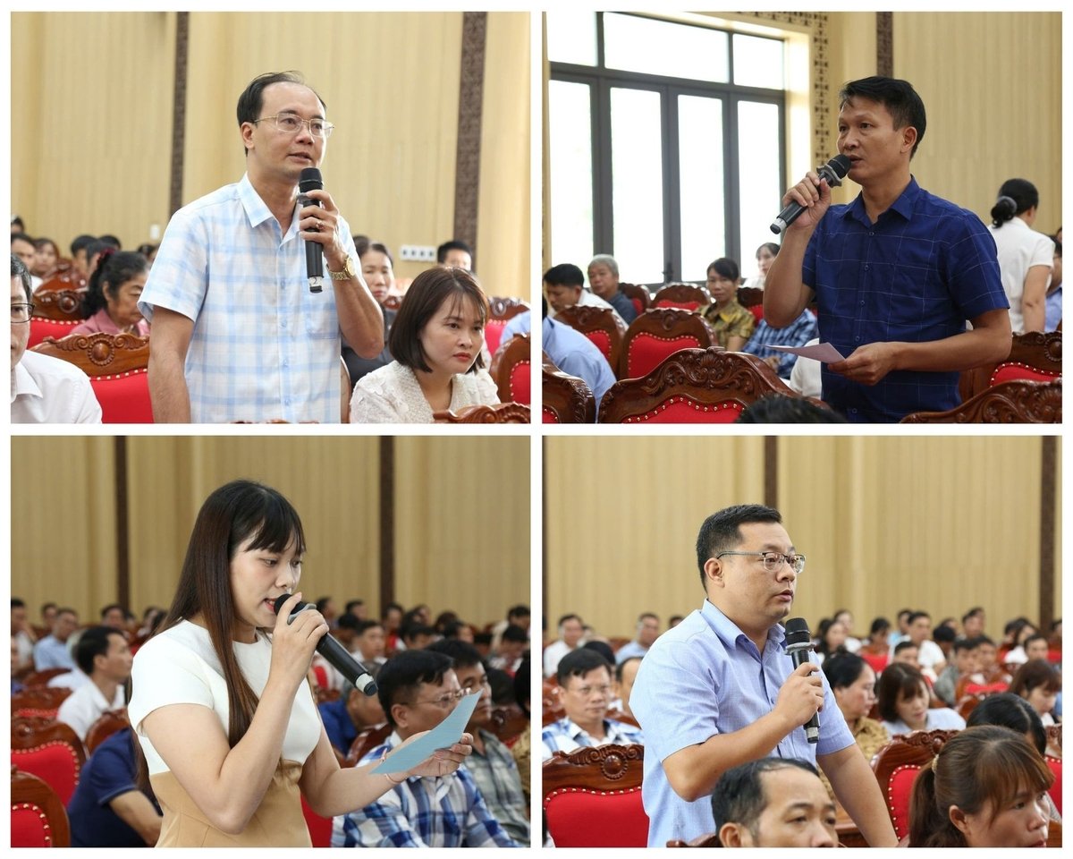Các cử tri tham gia cuộc tiếp xúc cử tri sáng 6/7. Ảnh: Thanh Tiến. Các cử tri tham gia cuộc tiếp xúc cử tri sáng 6/7. Ảnh: Thanh Tiến.