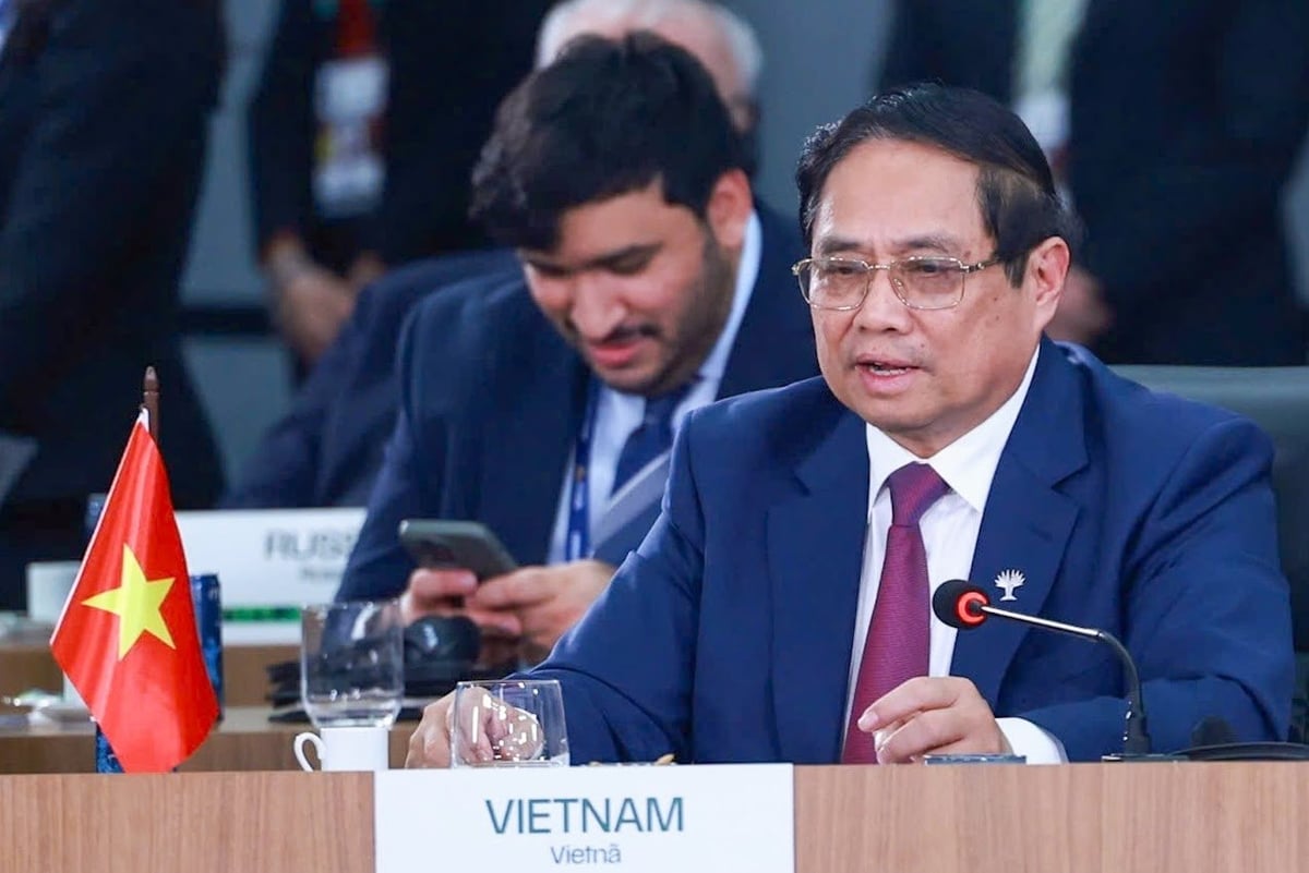 Thủ tướng Phạm Minh Chính khẳng định, Việt Nam là thành viên tích cực, có trách nhiệm của cộng đồng quốc tế, sẵn sàng đóng góp tại các cơ chế đa phương. Ảnh: VGP. Thủ tướng Phạm Minh Chính khẳng định, Việt Nam là thành viên tích cực, có trách nhiệm của cộng đồng quốc tế, sẵn sàng đóng góp tại các cơ chế đa phương. Ảnh: VGP.