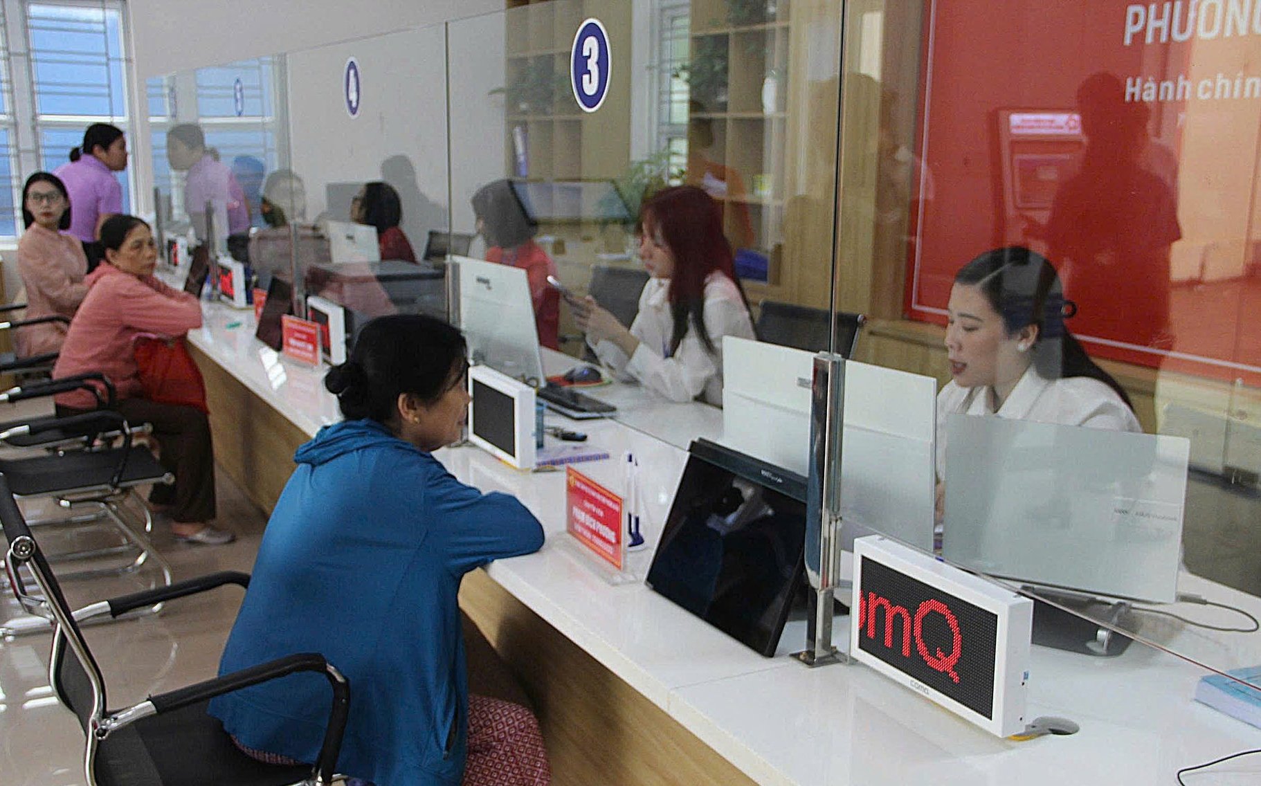 Trung tâm Phục vụ hành chính công phường An Hải, TP. Hải Phòng. Ảnh: Hoàng Phong.