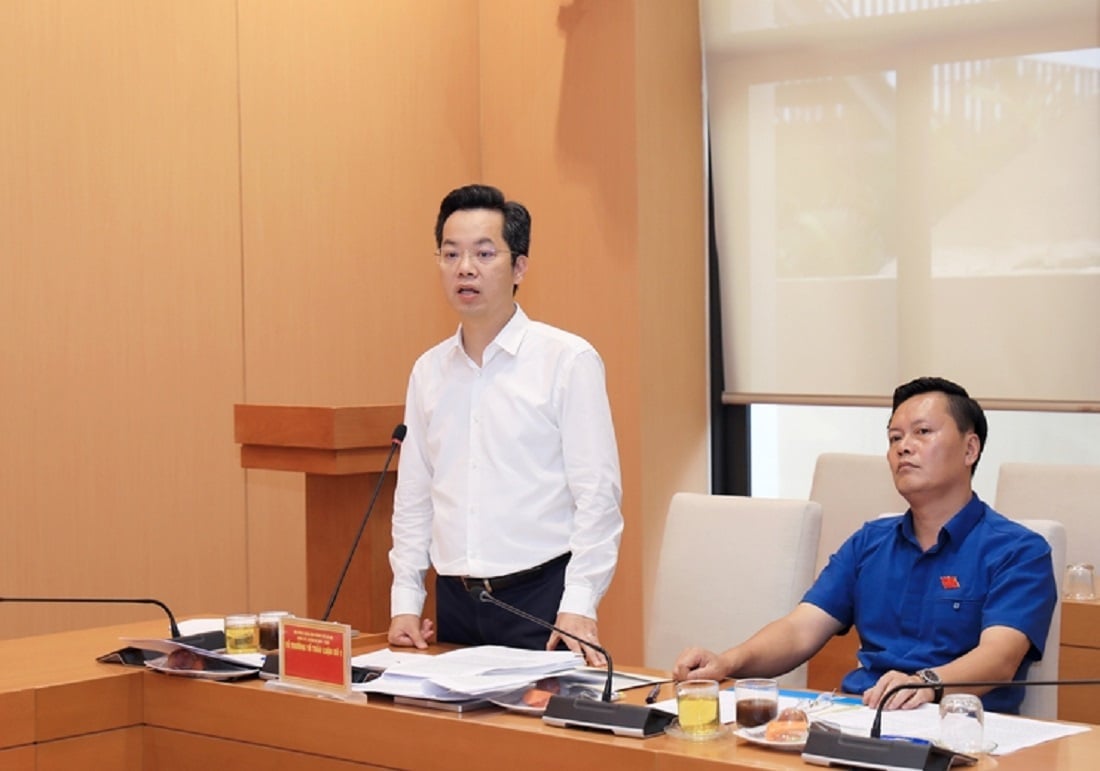Đại biểu Vũ Đăng Định phát biểu tại buổi thảo luận Tổ. Ảnh: Lê Hải. Đại biểu Vũ Đăng Định phát biểu tại buổi thảo luận Tổ. Ảnh: Lê Hải.