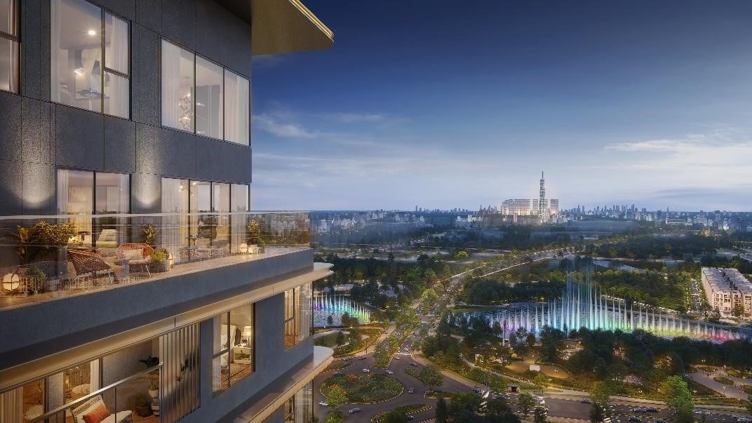 Tại Lumière Midtown, chủ nhân sẽ được tận hưởng tầm view 100% ra kênh đào nhạc nước lớn nhất Đông Nam Á. Ảnh: CĐT. Tại Lumière Midtown, chủ nhân sẽ được tận hưởng tầm view 100% ra kênh đào nhạc nước lớn nhất Đông Nam Á. Ảnh: CĐT.