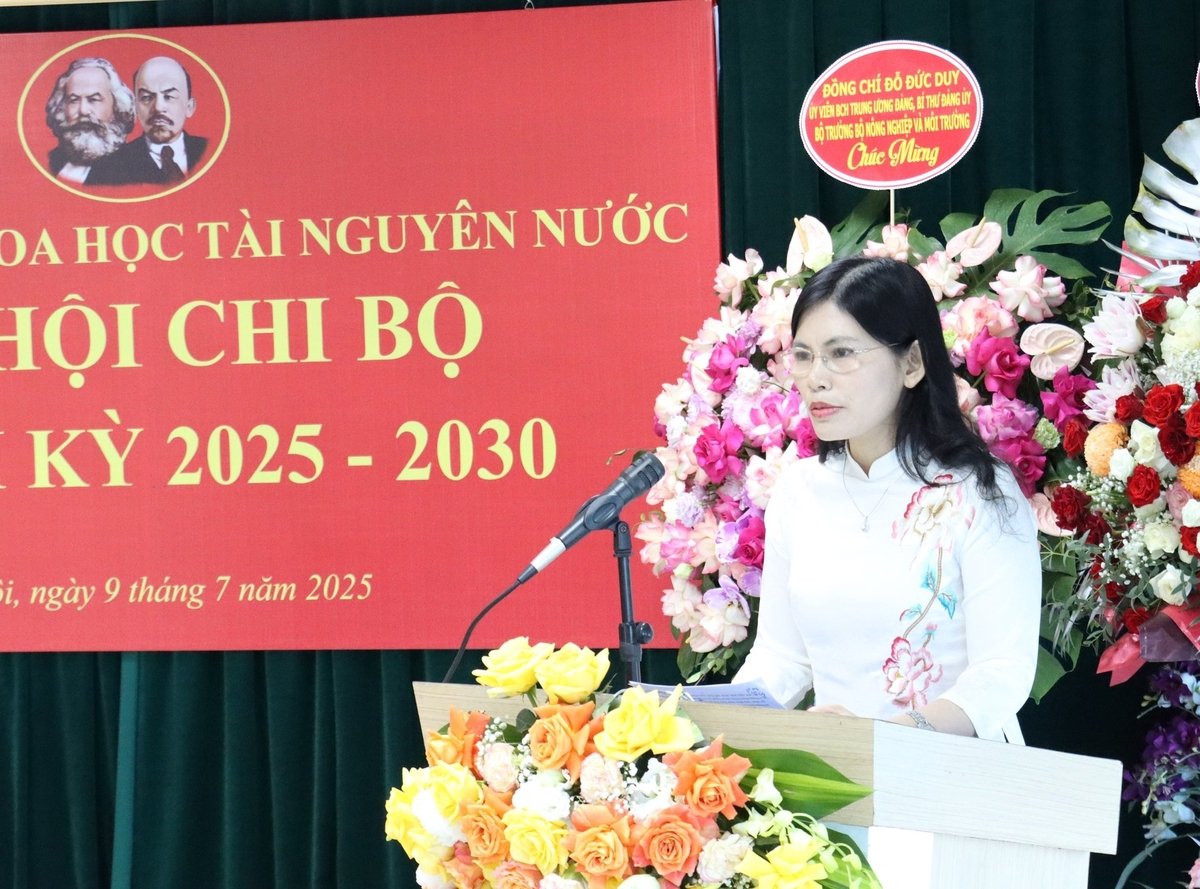 Đồng chí Nguyễn Thị Yến, Phó Chánh Văn phòng Đảng ủy Bộ NN-MT phát biểu chỉ đạo Đại hội. Ảnh: Nguyễn Thủy. Đồng chí Nguyễn Thị Yến, Phó Chánh Văn phòng Đảng ủy Bộ NN-MT phát biểu chỉ đạo Đại hội. Ảnh: Nguyễn Thủy.