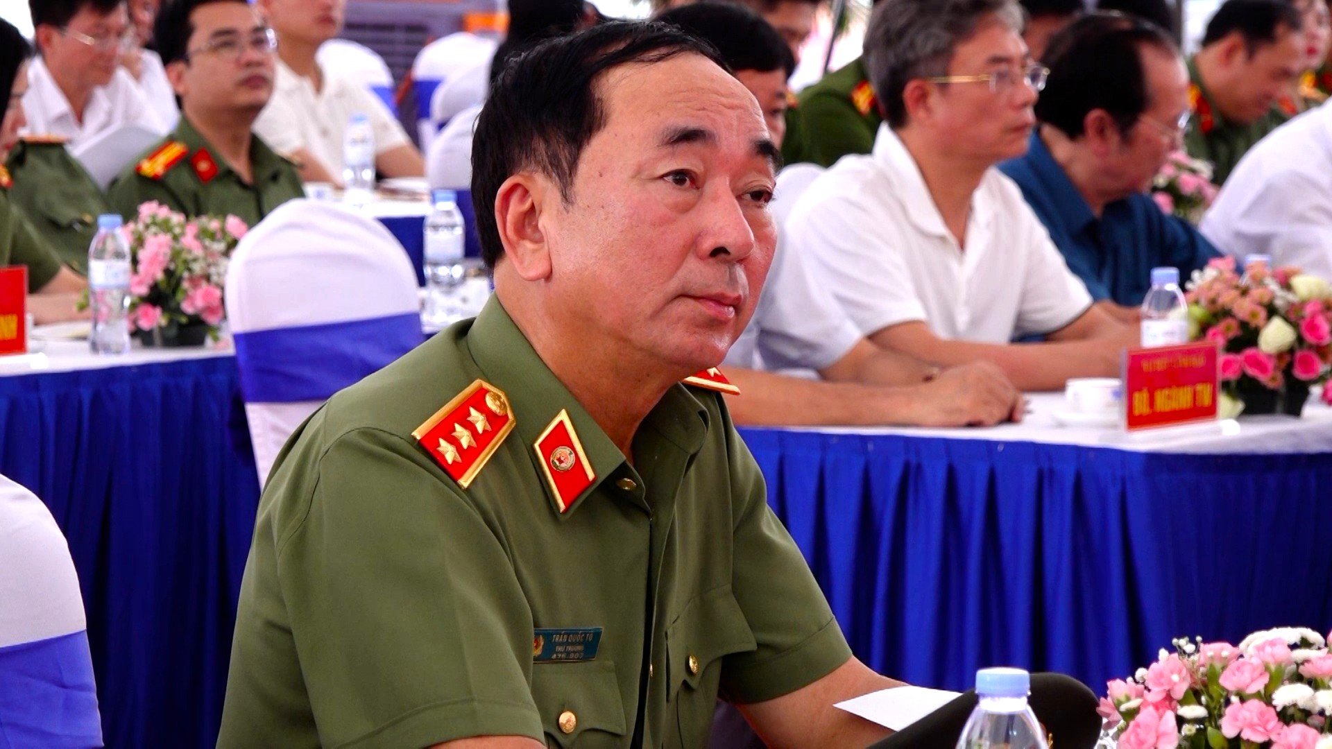 Thượng tướng Trần Quốc Tỏ, Ủy viên Trung ương Đảng, Phó Bí thư Đảng ủy Công an Trung ương, Thứ trưởng Bộ Công an. Ảnh: An Khang. Thượng tướng Trần Quốc Tỏ, Ủy viên Trung ương Đảng, Phó Bí thư Đảng ủy Công an Trung ương, Thứ trưởng Bộ Công an. Ảnh: An Khang.