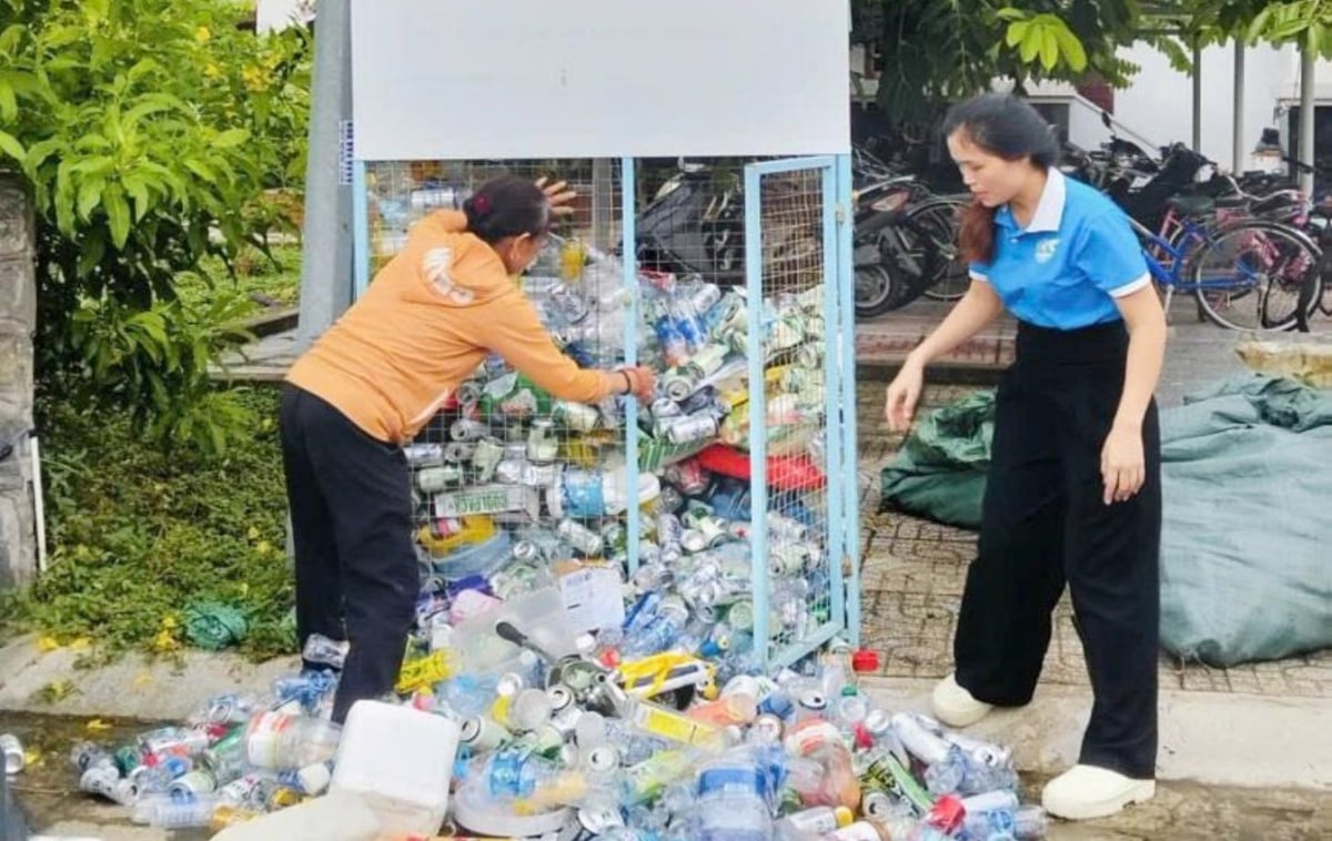 Đến nay, Côn Đảo đã có khoảng 20 sáng kiến giảm nhựa, trong đó nhiều sáng kiến đã trở thành mô hình tiêu biểu. Ảnh: Lê Bình. Đến nay, Côn Đảo đã có khoảng 20 sáng kiến giảm nhựa, trong đó nhiều sáng kiến đã trở thành mô hình tiêu biểu. Ảnh: Lê Bình.