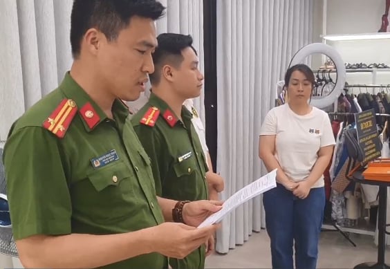 Đối tượng Nguyễn thị Thu Hường. Ảnh: Công an TP Hà Nội. Đối tượng Nguyễn thị Thu Hường. Ảnh: Công an TP Hà Nội.
