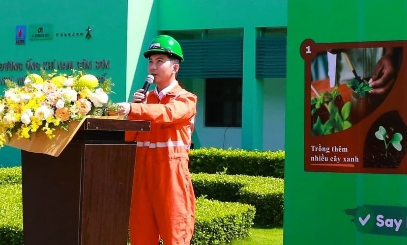 Ông Bùi Tiến Dũng, Giám đốc NCSP, phát biểu tại Lễ phát động. Ảnh: PV. Ông Bùi Tiến Dũng, Giám đốc NCSP, phát biểu tại Lễ phát động. Ảnh: PV.
