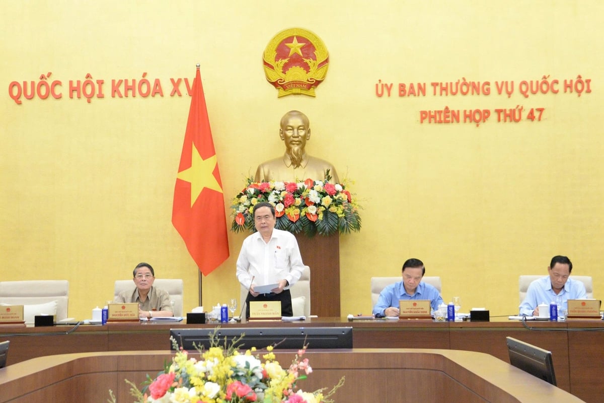 Chủ tịch Quốc hội Trần Thanh Mẫn phát biểu khai mạc phiên họp. Ảnh: Quochoi. Chủ tịch Quốc hội Trần Thanh Mẫn phát biểu khai mạc phiên họp. Ảnh: Quochoi.