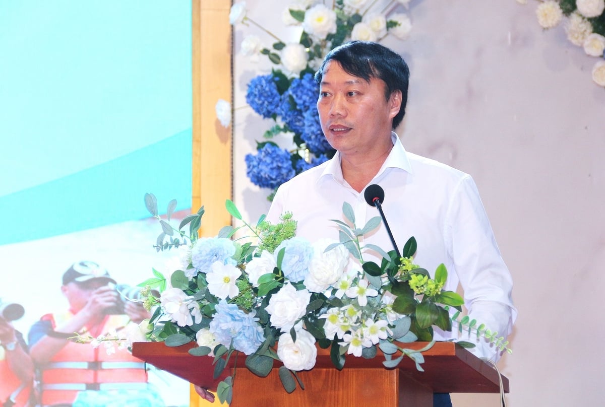 Ông Lê Trọng Đảm phát biểu tại Chương trình. Ảnh: Phạm Hiếu.
