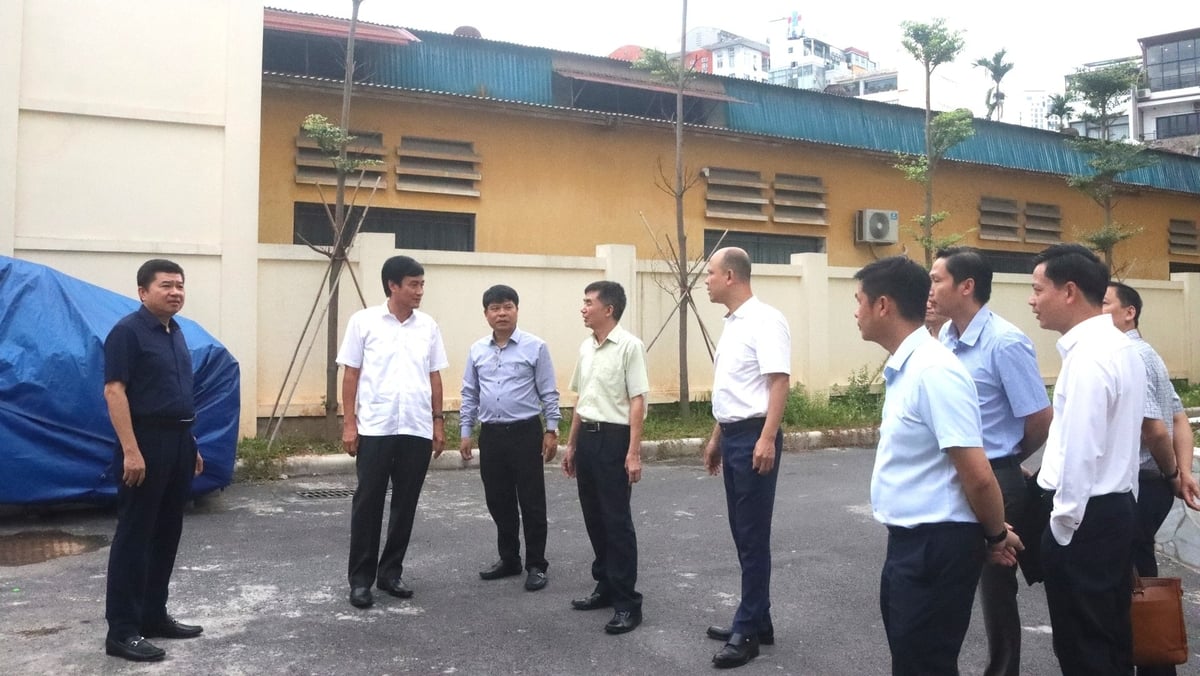 Sáng 10/7, Thứ trưởng Trần Quý Kiên cùng lãnh đạo một số đơn vị của Bộ Nông nghiệp và Môi trường và các đơn vị trực thuộc Cục Địa chất và Khoáng sản Việt Nam thăm cơ sở vật chất và trang thiết bị tại Liên đoàn. Ảnh: Lan Chi. Sáng 10/7, Thứ trưởng Trần Quý Kiên cùng lãnh đạo một số đơn vị của Bộ Nông nghiệp và Môi trường và các đơn vị trực thuộc Cục Địa chất và Khoáng sản Việt Nam thăm cơ sở vật chất và trang thiết bị tại Liên đoàn. Ảnh: Lan Chi.