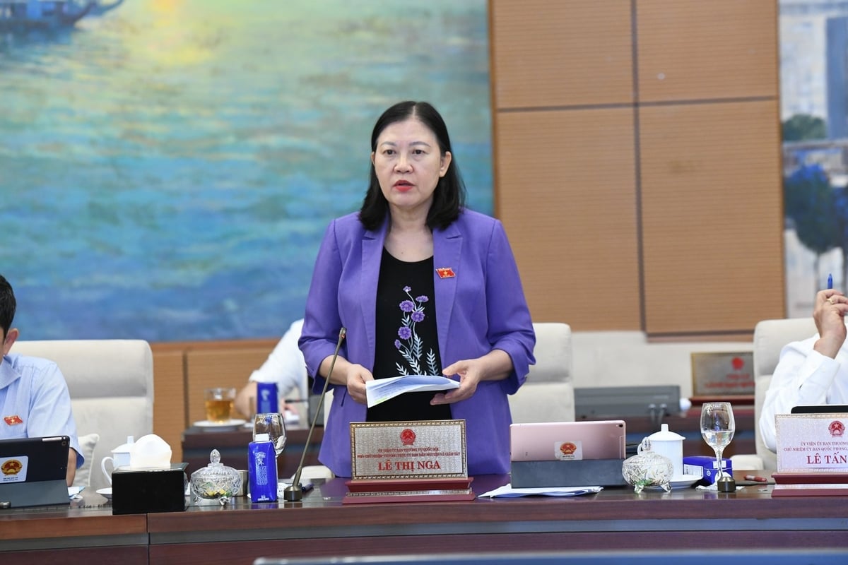 Phó Chủ nhiệm Thường trực Ủy ban Dân nguyện và Giám sát Lê Thị Nga. Ảnh: Quochoi. Phó Chủ nhiệm Thường trực Ủy ban Dân nguyện và Giám sát Lê Thị Nga. Ảnh: Quochoi.
