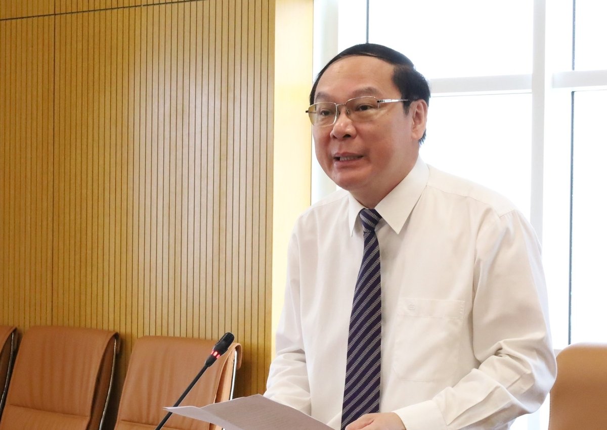 Thứ trưởng Bộ Nông nghiệp và Môi trường Lê Công Thành phát biểu tại Hội thảo. Ảnh: Hoàng Hiền.