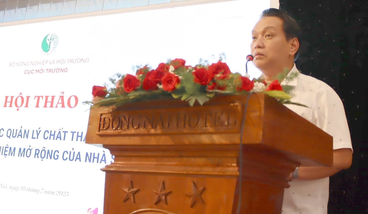 Ông Nguyễn Hưng Thịnh - Phó Cục trưởng Cục Môi trường (Bộ Nông nghiệp và Môi trường) phát biểu khai mạc Hội thảo. Ảnh: Tường Tú. Ông Nguyễn Hưng Thịnh - Phó Cục trưởng Cục Môi trường (Bộ Nông nghiệp và Môi trường) phát biểu khai mạc Hội thảo. Ảnh: Tường Tú.