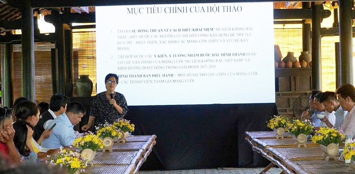 Quang cảnh sự kiện ra mắt Mạng lưới du lịch Việt Nam không rác. Ảnh: T.C Quang cảnh sự kiện ra mắt Mạng lưới du lịch Việt Nam không rác. Ảnh: T.C