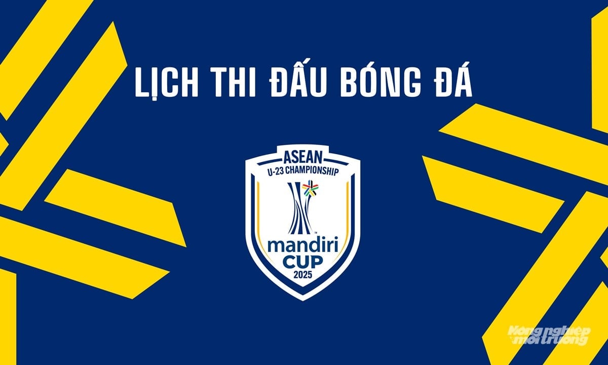 Chi tiết lịch thi đấu bóng đá mới nhất giải U23 Đông Nam Á 2025 Chi tiết lịch thi đấu bóng đá mới nhất giải U23 Đông Nam Á 2025