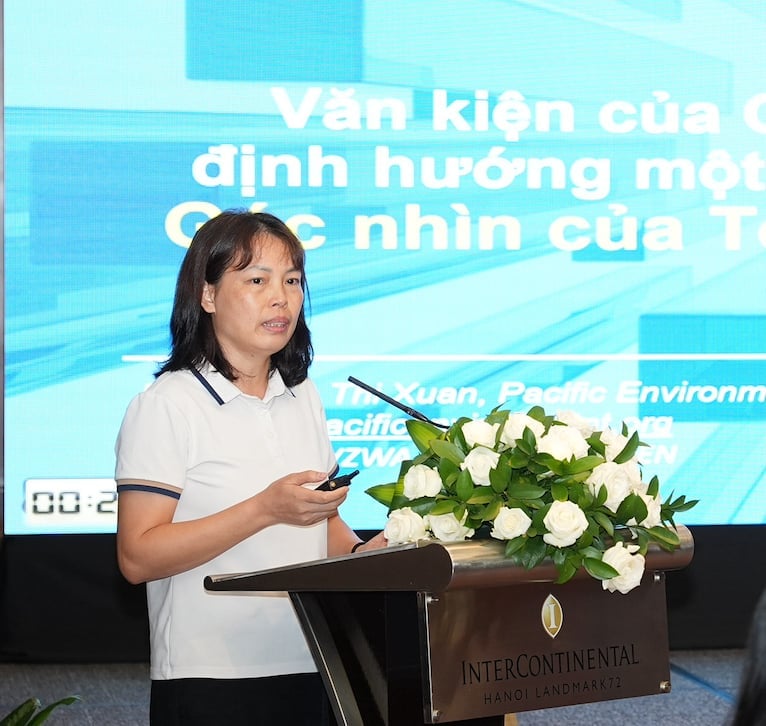 Bà Quách Thị Xuân - Giám đốc Quốc gia của Tổ chức Môi trường Thái Bình Dương tại Việt Nam cho rằng, thỏa thuận nhựa toàn cầu cần đủ mạnh, đủ công bằng và hiệu quả. Ảnh: NPAP. Bà Quách Thị Xuân - Giám đốc Quốc gia của Tổ chức Môi trường Thái Bình Dương tại Việt Nam cho rằng, thỏa thuận nhựa toàn cầu cần đủ mạnh, đủ công bằng và hiệu quả. Ảnh: NPAP.