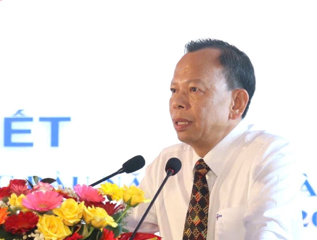 Ông Vũ Thanh Hải - Bí thư Đảng ủy, Giám đốc Nhà máy phát biểu tại Hội nghị sơ kết. Ảnh: Văn Trung. Ông Vũ Thanh Hải - Bí thư Đảng ủy, Giám đốc Nhà máy phát biểu tại Hội nghị sơ kết. Ảnh: Văn Trung.