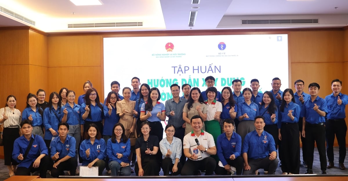Đoàn Thanh niên, cán bộ, công chức, viên chức và người lao động của Bộ Nông nghiệp và Môi trường tham dự Hội nghị tập huấn. Ảnh: Khánh Ly. Đoàn Thanh niên, cán bộ, công chức, viên chức và người lao động của Bộ Nông nghiệp và Môi trường tham dự Hội nghị tập huấn. Ảnh: Khánh Ly.