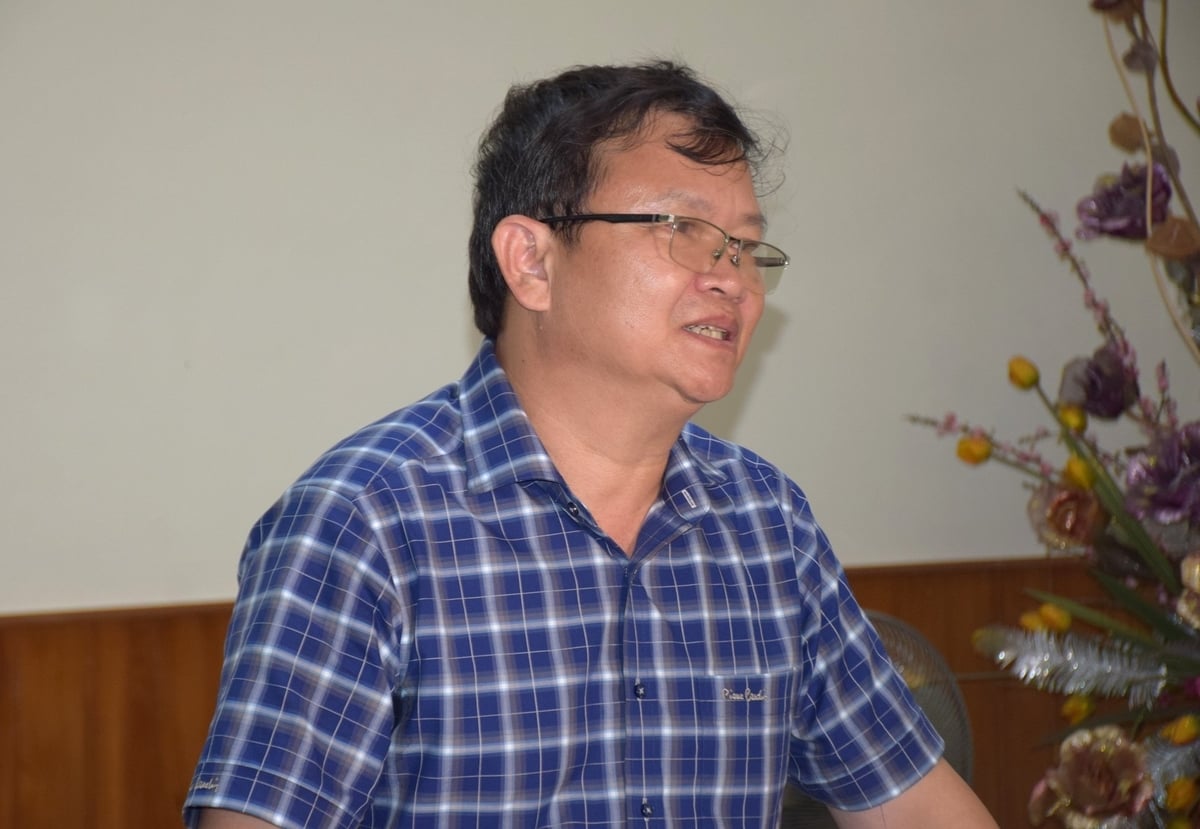 Ông Nguyễn Văn Hoan, Phó Giám đốc Sở Nông nghiệp và Môi trường Gia Lai, phát biểu tại buổi làm việc. Ảnh: V.Đ.T. Ông Nguyễn Văn Hoan, Phó Giám đốc Sở Nông nghiệp và Môi trường Gia Lai, phát biểu tại buổi làm việc. Ảnh: V.Đ.T.