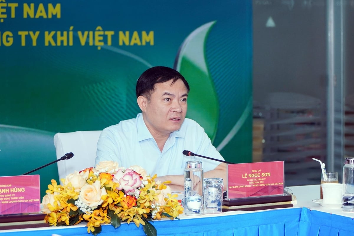 Tổng Giám đốc Petrovietnam Lê Ngọc Sơn nhấn mạnh vai trò và đóng góp quan trọng của việc xây dựng chiến lược của PV GAS trong Tập đoàn. Ảnh: PV GAS. Tổng Giám đốc Petrovietnam Lê Ngọc Sơn nhấn mạnh vai trò và đóng góp quan trọng của việc xây dựng chiến lược của PV GAS trong Tập đoàn. Ảnh: PV GAS.