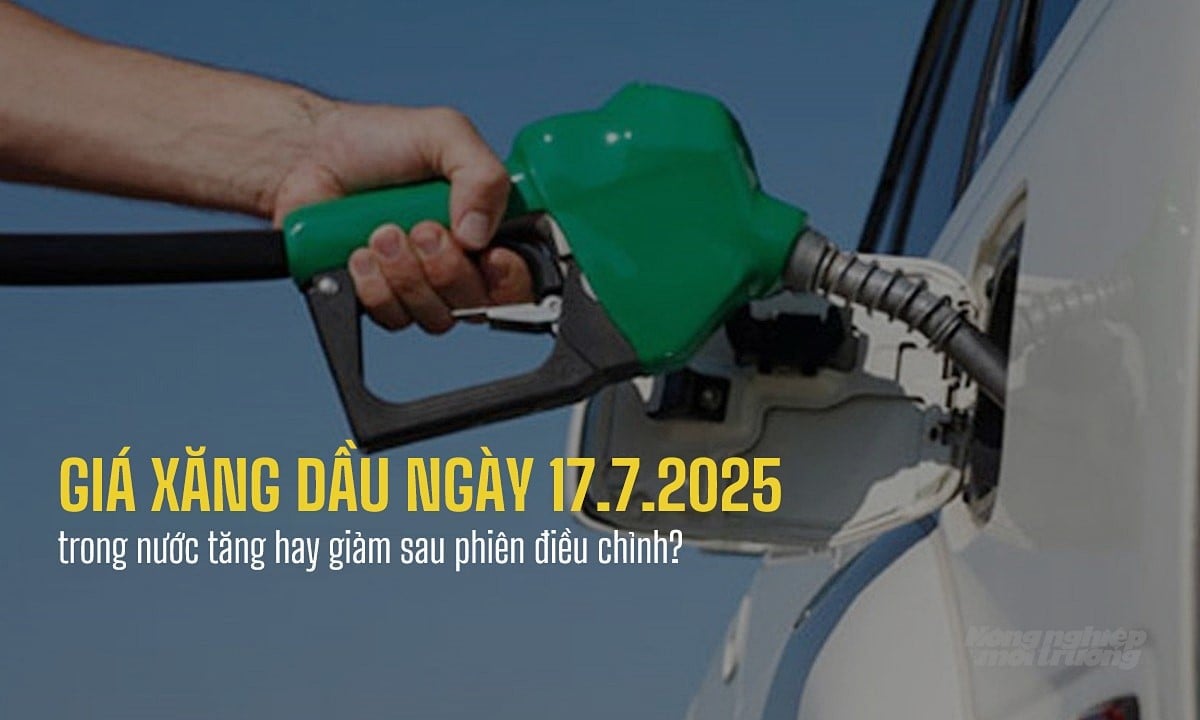 Cập nhật giá xăng dầu hôm nay 17/7/2025 sau phiên điều chỉnh Cập nhật giá xăng dầu hôm nay 17/7/2025 sau phiên điều chỉnh